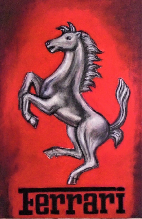 Prancing horse Ferrari by Varvara Vitkovska